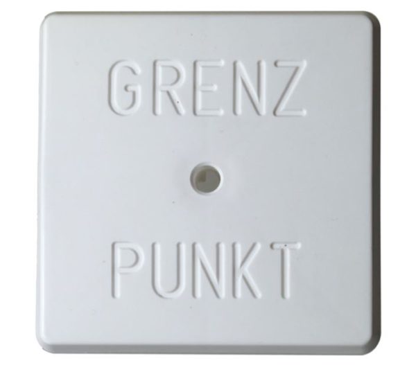 Aufsteckmarke, Aufschrift Grenzpunkt, Kopf 100 mm