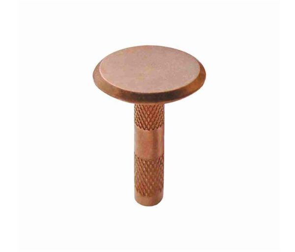 Kupferbolzen, Kopf Ø 30 mm, 40 mm, "ohne Aufschrift" - 100 Stück - ohne Rand - Image 2