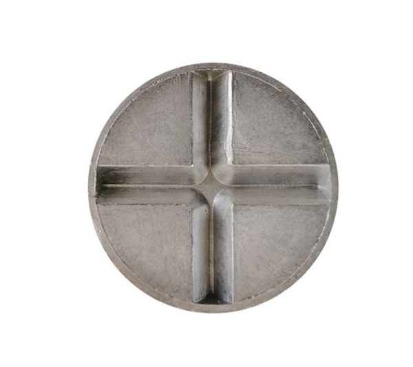 Boulon mural, longueur : 85 mm, avec croix graduée