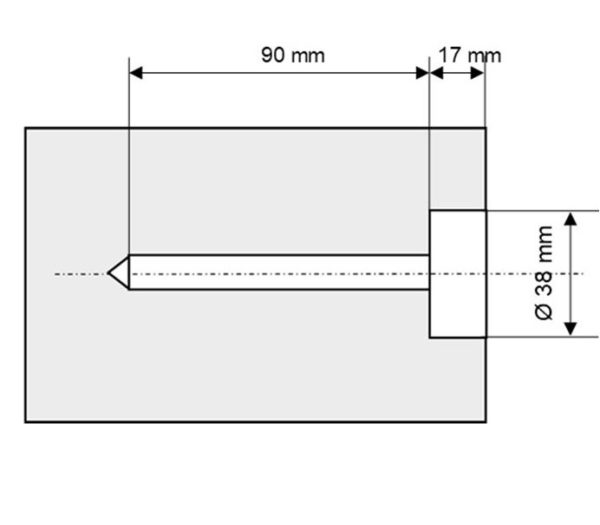 Dübelbolzen-Bohrer ø 33 mm "GRENZPUNKT" - Länge 90 mm - Image 2