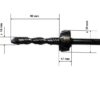 Dübelbolzen-Bohrer ø 33 mm "GRENZPUNKT" - Länge 90 mm - Image 3