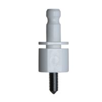 Adaptateur M8-Leica, broche enfichable, plastique avec point de rupture prédéterminé pour boulon mural