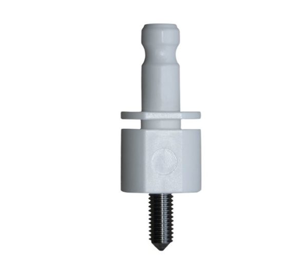 Adapter M8-Leica Steckzapfen, Kunststoff mit Sollbruchstelle für Wandbolzen