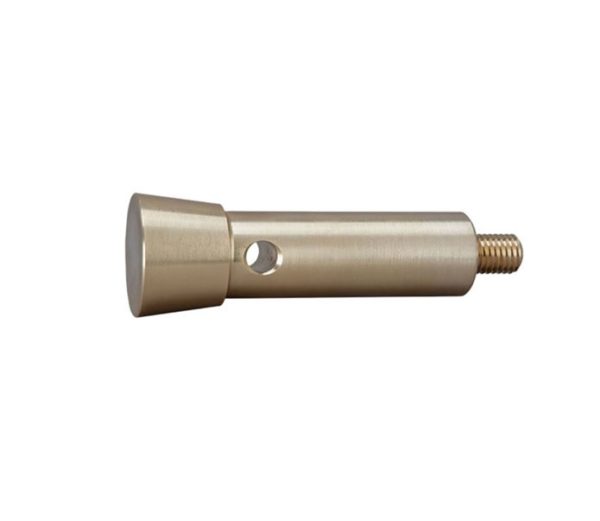 Messkopf aus Messing, 100 mm Kopf-Ø 35 mm, Bohr-Ø 22 mm, M12-Gewinde