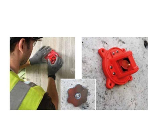 Mini prisme RSMP390, rouge, à revêtement cuivré, avec fonction de rotation et d'inclinaison – Image 3