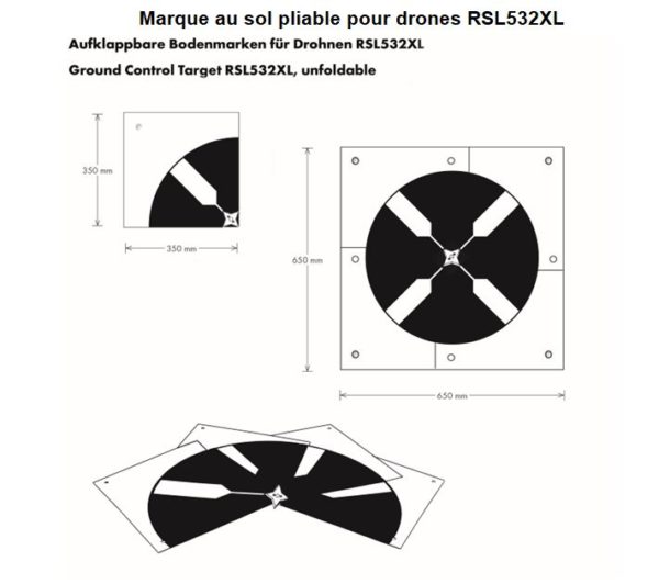 Aufklappbare Bodenmarke für Drohnen RSL532XL - Image 4