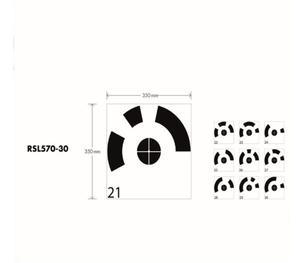 Drohnenbodenmarke RSL570-30 mit Nummerierung - Image 2