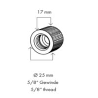 Capuchon en aluminium pour plaque de point de mesure en aluminium RSFP1