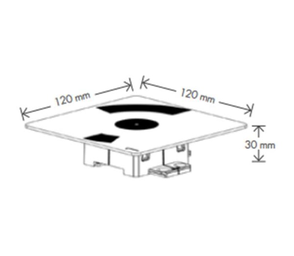 Cibles pour drones RSL-580-20 - dimension: 120 x 120 mm – Image 2