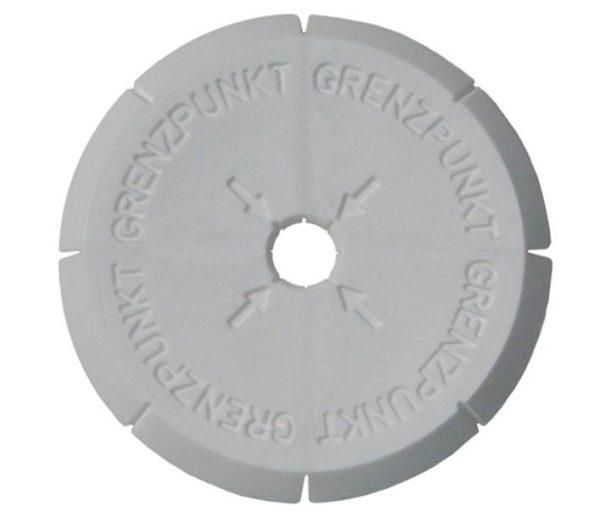 4/4 Marque autocollante RSKM20, inscription  GRENZPUNKT