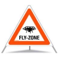 TRIOPAN – Signal d’avertissement – NORMAL – 90 cm  “FLY ZONE”
