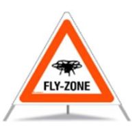 TRIOPAN – Signal d’avertissement – NORMAL – 110 cm  “FLY ZONE”