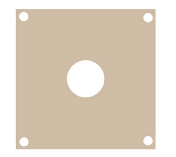 Luftbildplatten, 200 x 200 mm - 1 mm Stärke