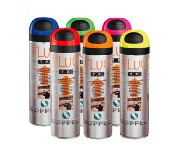 SOPPEC - Spray de marquage  Fluo TP "JAUNE " – Image 3