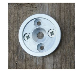 Plaque de centrage pour base sphérique de 40 mm à visser et coller – Image 3