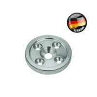 Plaque de centrage pour base sphérique de 40 mm à visser et coller