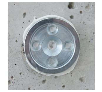 Plaque de centrage pour base sphérique de 40 mm à visser et coller – Image 4