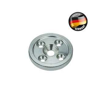 Plaque de centrage pour base sphérique de 40 mm à visser et coller