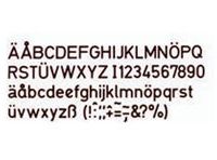 STANDARDGRAPH – Gabarit d’écriture profil en H pour les écoles – 10 mm