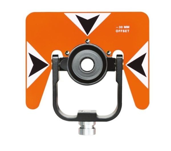 Support avec plaque de mire pour le prisme C63-1010 basculant, métal, offset : 0/ -30 mm