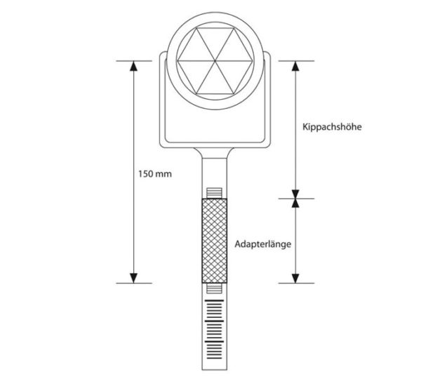 Edelstahladapter mit Leica Zapfen - 64 mm - Image 2