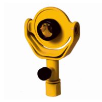 Mini prisme 25,4 mm Raccord Leica et adaptateur 3/8 » femelle à brancher, couleur jaune