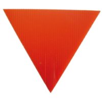 Triangle de signalisation PP rouge
