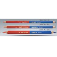 LYRA – Markierstift DUO Medium ROT / BLAU – ø 7.6 mm – 178 mm