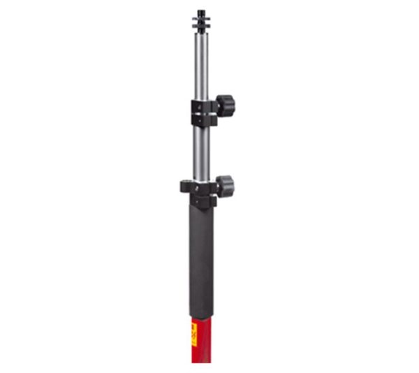 Prismenstab aus Aluminium mit Schraubklemmung und 5/8" Anschluss - 1.65 - 4.60 m