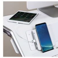 FELLOWES Lotus DX Sit Stand Workstation – blanc