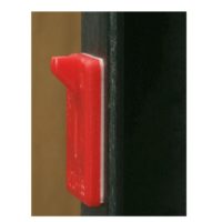Repère de mesure réglable 40 x 40 x 4 mm (+ 6 mm de languette) avec vis et cheville