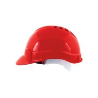 Bauhelm – rot