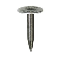 Eisenvermessungsrohr mit Kopfplatte, 1/2 Zoll, 150 mm, Vermessungspunkt-Aufschrift