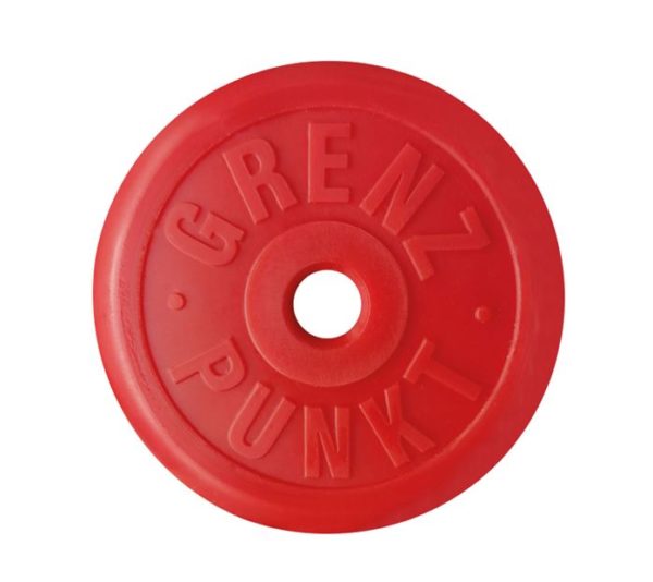 Plaques de fermeture  pour les pointes métalliques 1/2'' - rouge - Grenzpunkt – Image 2