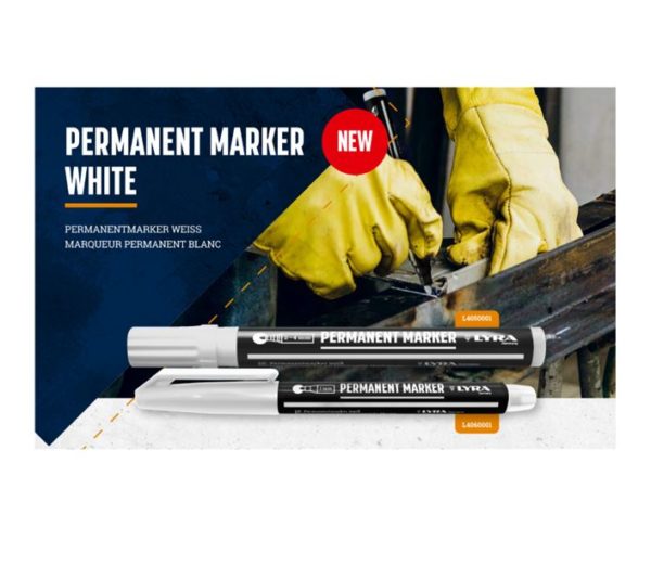 LYRA - PERMENENT MARKER WHITE - blanc  - 2 - 4 mm