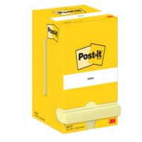 POST-IT Notes 76×76 mm 654 CY jaune 12×100 feuilles