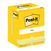 POST-IT Notes 76×102 mm 657 CY jaune 12×100 feuilles