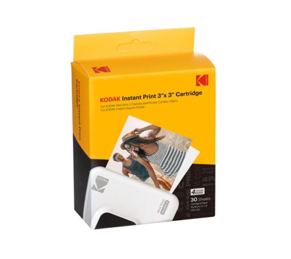 KODAK Film pour MiniShot 3 Retro KOPAICRG330 76 x 76 mm - 30 Papier photo