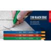 LYRA - 338  BLACK EDGE SOFT  - medium  HB - 180 mm