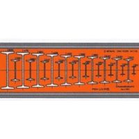 Zeichenschablone – I-Stahl Schablone – 1:10