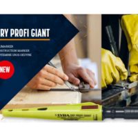LYRA – DRY PROFI GIANT- Marquages toutes surfaces (bois, métal, plastique, verre, céramique …)