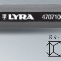 LYRA – Porte-craie ø 9-10 mm – NOIR