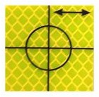 Cible de précision – 40 x 40 mm – 24 pièces – jaune