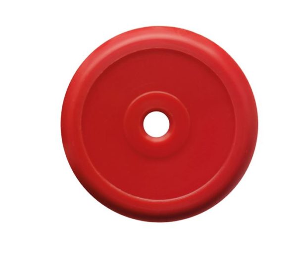 Abschlussplatten für Vermarkungsrohre  3/4'' ø 90 mm- rot - ohne Aufschrift