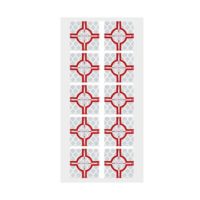 Reflexzielmarken RSZ6, selbstkebend, 60 x 60 mm – per 10 Stück