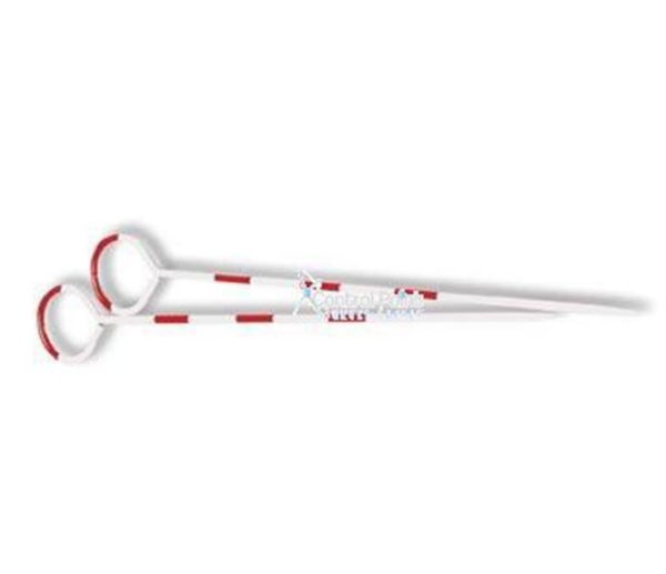 Aiguilles de marquage rouge/blanc, longueur 38 cm, jeu de 11 aiguilles – Image 2