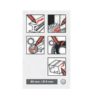 LYRA ROBERCOLOR - Runde, staubfreie Industriekreide - Farbe rot - Image 2