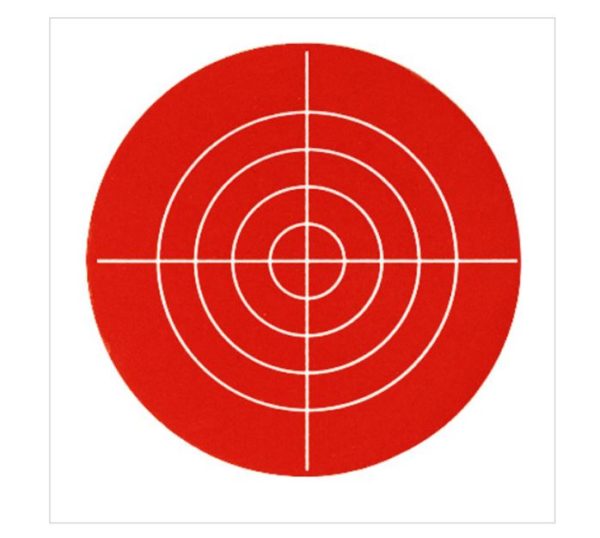 Zielplatte, Ø 120 mm, ROT oder GRÜN