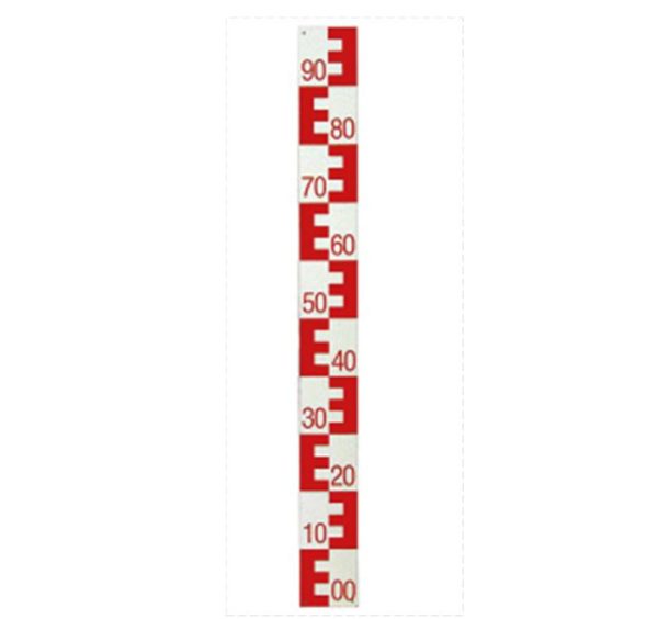 Latte en mousse  1 m - rouge- (90-00)