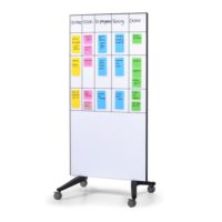 Legamaster – Mobiles Glassboard 90 x 175 cm weiß